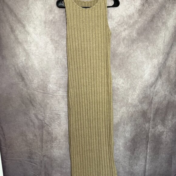 Open Front Long Sleeve Cardigan & Crew Neck Split Tank Dress Medium NWOT - Picture 3 of 3